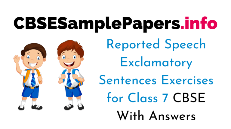 reported-speech-exclamatory-sentences-exercises-for-class-7-with