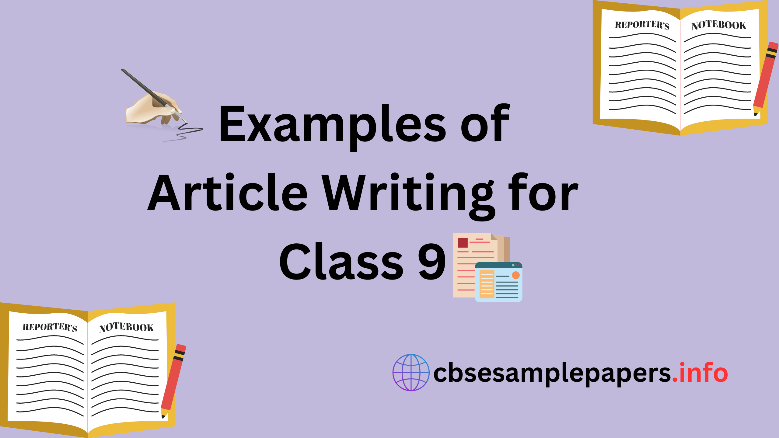 article writing class 9