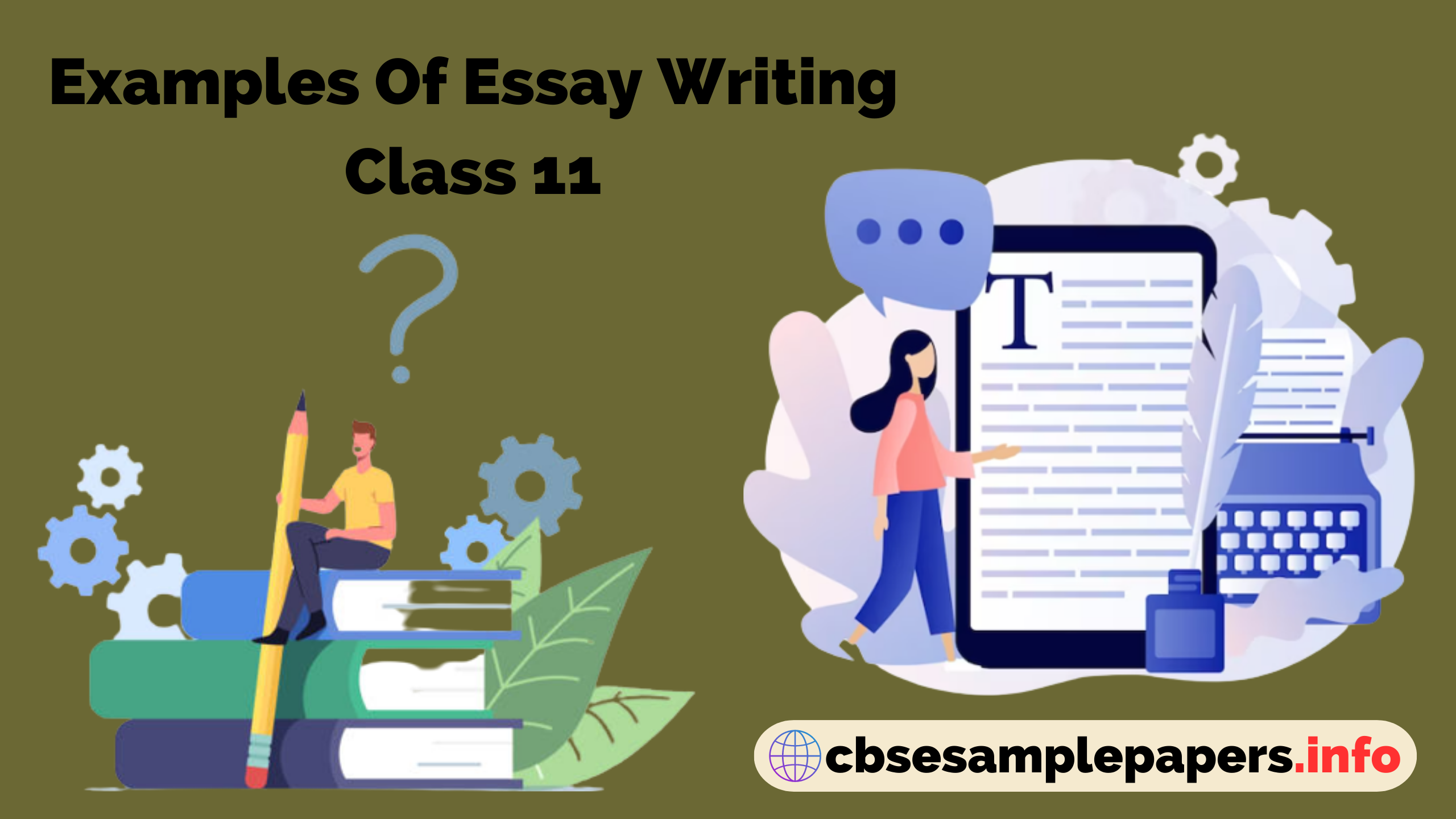 essay writing class 11 format